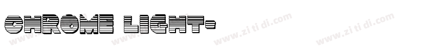 Chrome Light字体转换